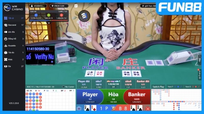 Bí quyết chơi Casino Fun88 siêu cấp vũ trụ